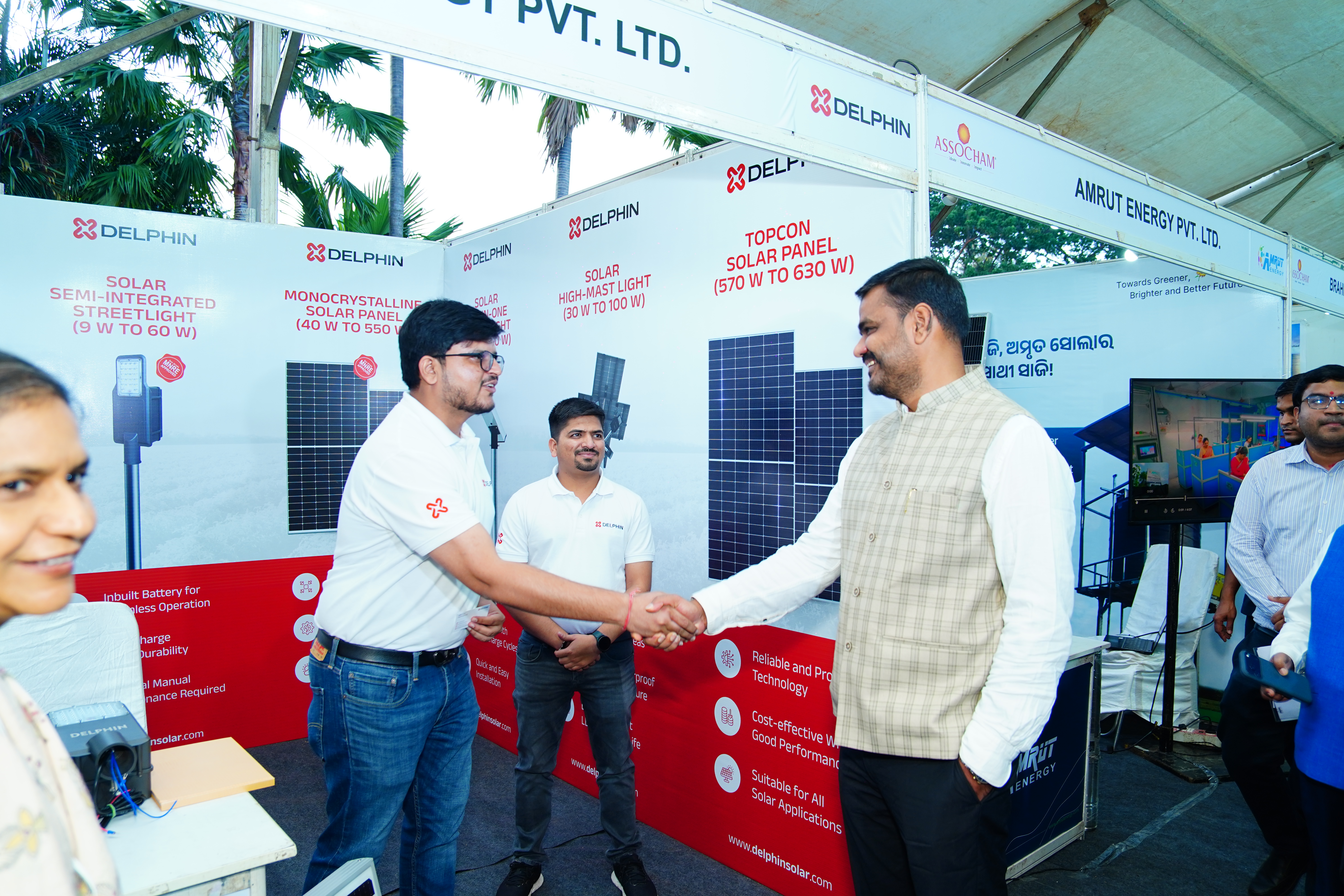 Delphin Energy booth at Renewable Energy Expo